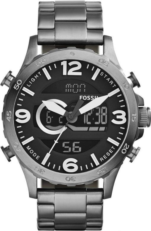 Fossiles montre Quartz Digital Analog Nate JR1491 masculin