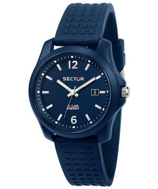 Montre pour homme Sector 16.5 Blue Sunray avec bracelet en silicone à quartz R3251165002