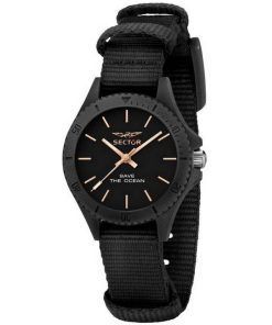 Montre pour femme Sector Save The Ocean Black Sunray Dial Quartz R3251539501