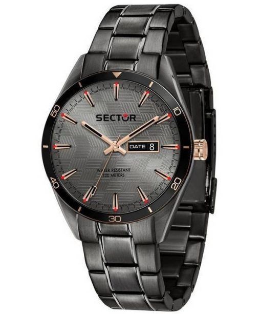 Montre pour homme Sector 770 Sunray Gun Dial en acier inoxydable R3253516001 100M