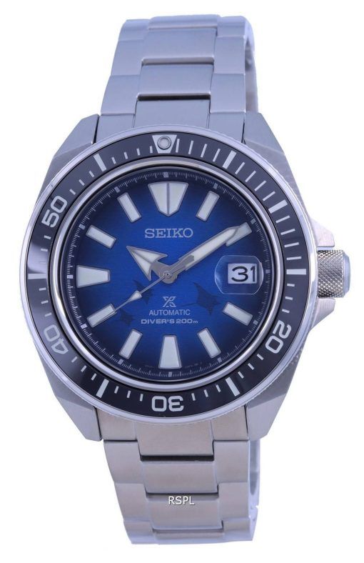 Montre pour homme Seiko Prospex &quot,Save The Ocean&quot, édition spéciale SRPE33 SRPE33K1 SRPE33K 200M de plongée automatique