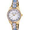 Anne Klein Two Tone Acier Inoxydable Nacre Cadran Quartz 3212LBGB Montre Femme