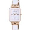 Montre pour femme Anne Klein Diamond Accent cadran blanc deux tons Quartz 3636WTRG