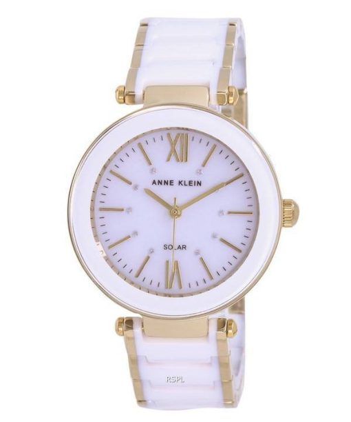 Anne Klein Céramique Cadran Blanc Quartz 3844WTGB Montre Femme