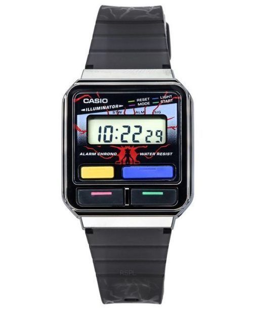 Casio Vintage Stranger Things Collaboration Digital Resin Strap Quartz A120WEST-1A Montre unisexe