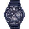 Casio Analogique Numérique Cadran Noir Quartz AEQ-120W-1AV AEQ120W-1 100M Montre Homme