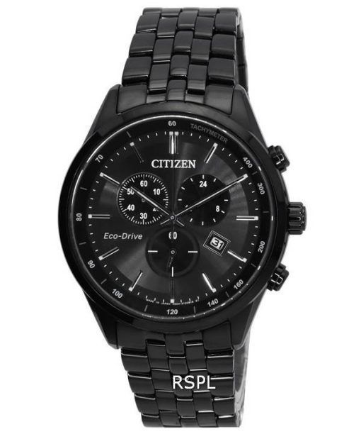 Citizen Eco-Drive Corso Classic Chronographe Cadran Noir AT2145-86E 100M Montre Homme