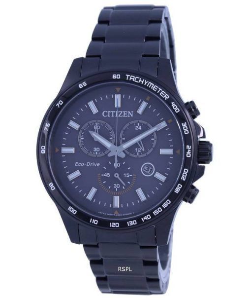 Citizen cadran gris chronographe Eco-Drive AT2425-80H montre homme fr