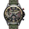 AVI-8 Hawker Harrier II Gunmetal Dark Earth Double Chronographe Rétrograde Quartz AV-4056-03 Montre Homme