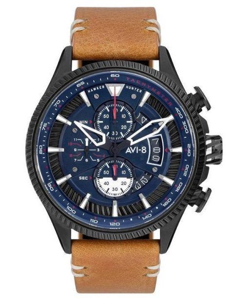 AVI-8 Hawker Hunter Avon Chronographe Carbone Marine Cadran Quartz AV-4064-01 HORS Montre Homme