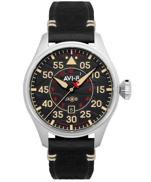 AVI-8 Hawker Hurricane Kenley Clowes Automatique Cadran Noir AV-4097-03 Montre Homme