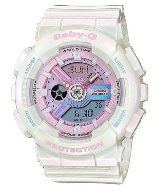 Montre pour femme Casio Baby-G Aurora Borealis Crystalline Analog Digital Quartz BA-110PL-7A2 BA110PL-7 100M