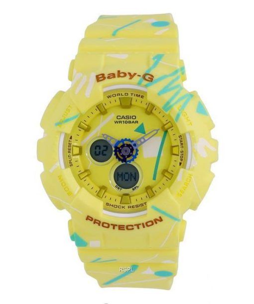 Casio Baby-G Analogique Numérique Résine Quartz BA-120SC-9A.G BA120SC-9 100M Montre Femme