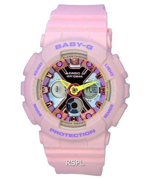 Casio Baby-G Couleur Pastel Analogique Digital Quartz BA-130PM-4A BA130PM-4 100M Montre Femme