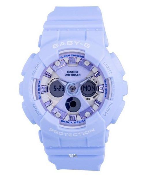 Casio Baby-G Analogique Numérique Résine Cadran Multicolore Quartz BA-130WP-2A BA-130WP-2 100M Montre Femme