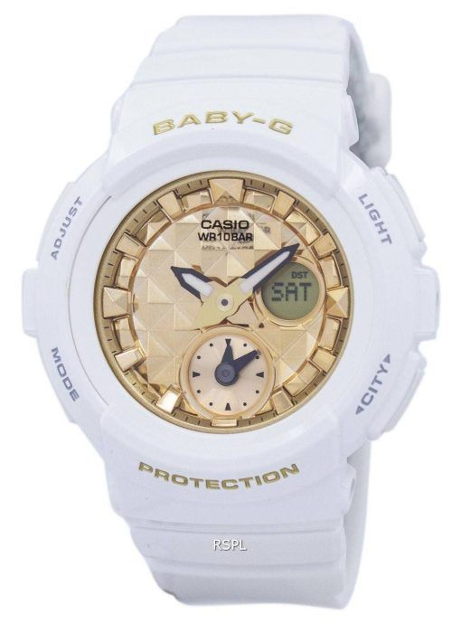 Montre Casio Baby-G BGA-195M-7A pour femmes, analogique, numérique et résistante aux chocs