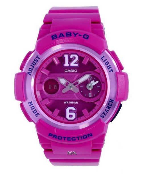 Casio Baby-G Analogique Numérique Résine Quartz BGA-210-4B2.G BGA210-4B2 100M Montre Femme