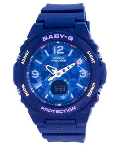 Casio Baby-G Analogique Numérique Résine Quartz BGA-260FL-2A BGA260FL-2 100M Montre Femme