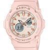 Montre pour femme Casio Baby-G Misty Pink Quartz numérique analogique BGA-275-4A BGA275-4 100M