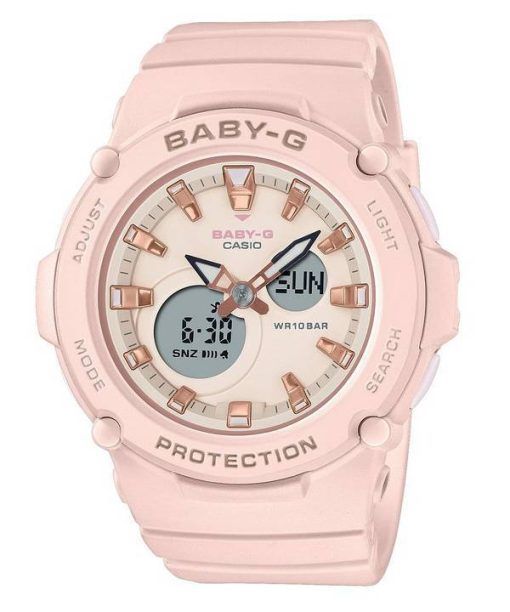 Montre pour femme Casio Baby-G Misty Pink Quartz numérique analogique BGA-275-4A BGA275-4 100M