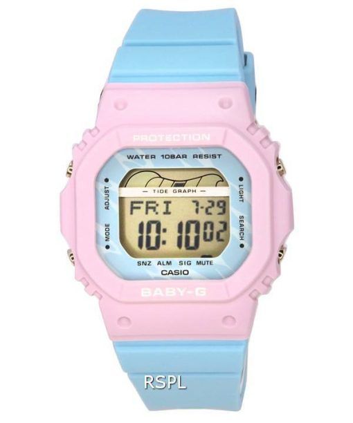 Casio Baby-G G-Glide Digital Cadran Bleu Quartz BLX-565-2 BLX565-2 100M Montre Femme