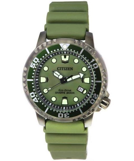 Montre pour homme Citizen Promaster Marine Eco-Drive cadran vert Diver BN0157-11X 200M