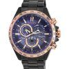 Citizen Eco-Drive Chronographe Radio Contrôlée Cadran Bleu CB5956-89L 100M Montre Homme