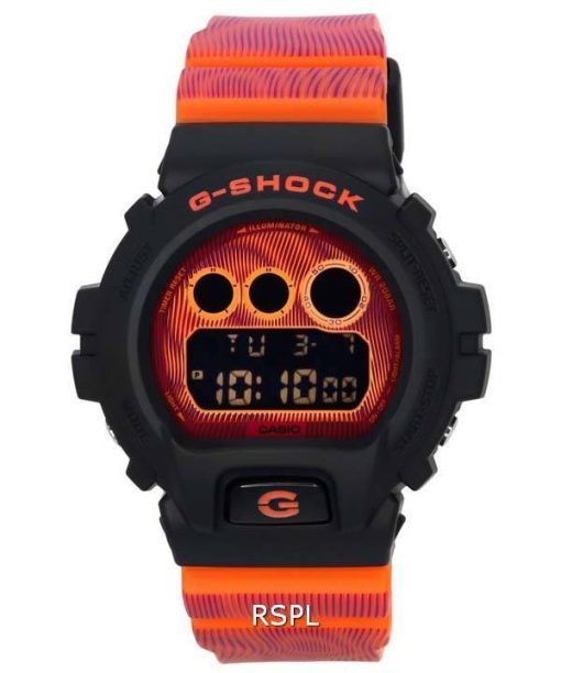 Casio G-Shock Time Distortion Series Digital Quartz DW-6900TD-4 DW6900TD-4 200M Montre Homme