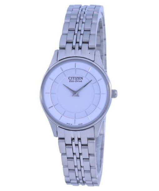 Montre Citizen Axiom Diamond Accent en acier inoxydable Eco-Drive EG7050-54A pour femme