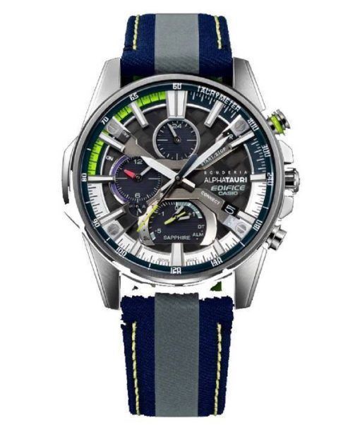 Casio Edifice Scuderia AlphaTauri Édition Limitée Analogique Solaire EQB-1200AT-1A EQB1200AT-1A 100M Montre Homme