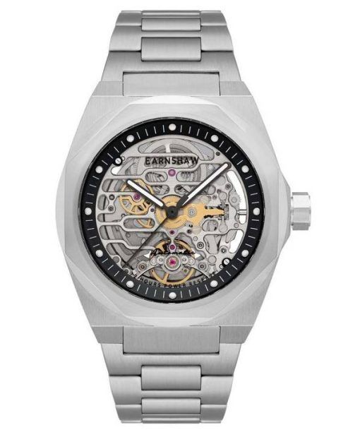 Thomas Earnshaw Clarke Outer Black Skeleton Dial Automatique ES-8228-22 Montre Homme