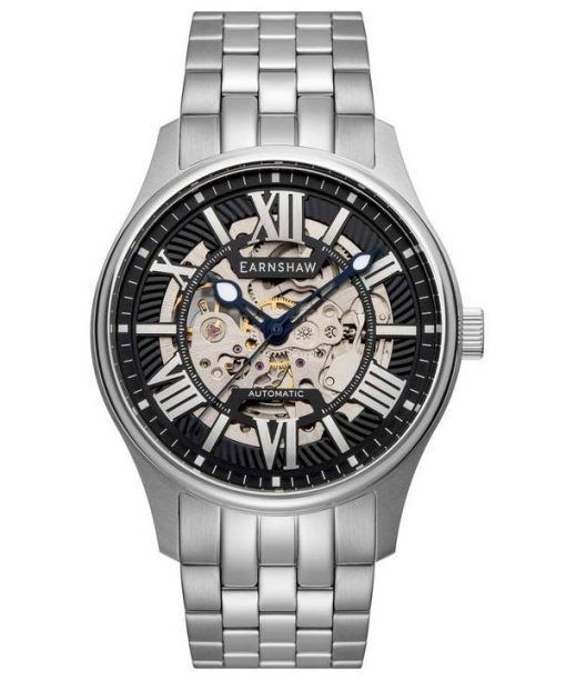 Thomas Earnshaw Simpson Caspian Black Skeleton Dial Automatique ES-8240-22 Montre Homme