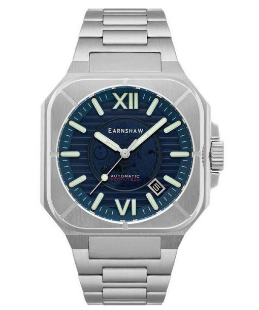 Thomas Earnshaw Armory Sea Blue Squelette Cadran Automatique ES-8258-33 150M Montre Homme