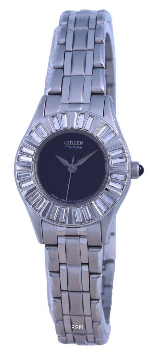 Montre de collection en cristal pour femmes Citizen Eco Drive EW5375-57E