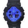 Casio G-Shock Analogique Numérique Cadran Bleu Quartz GA-100BP-1A GA100BP-1 200M Montre Homme