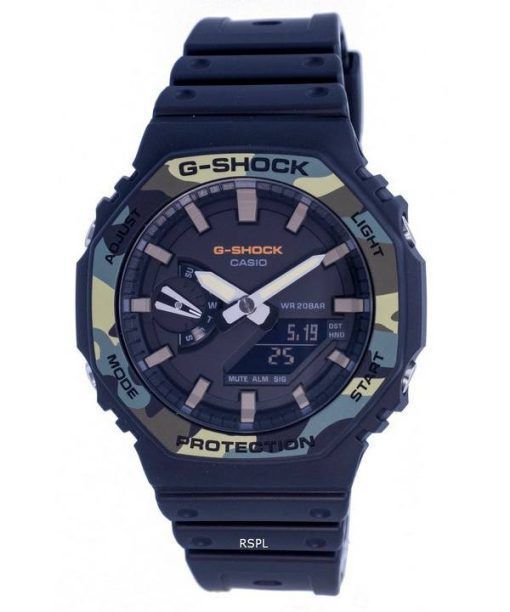 Montre pour homme à quartz analogique numérique Casio G-Shock Diver GA-2100SU-1A GA2100SU-1 200M