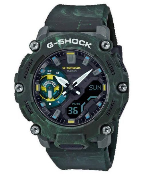 Casio G-Shock Mystic Forest Analogique Numérique Quartz GA-2200MFR-3A GA2200MFR-3 200M Montre Homme