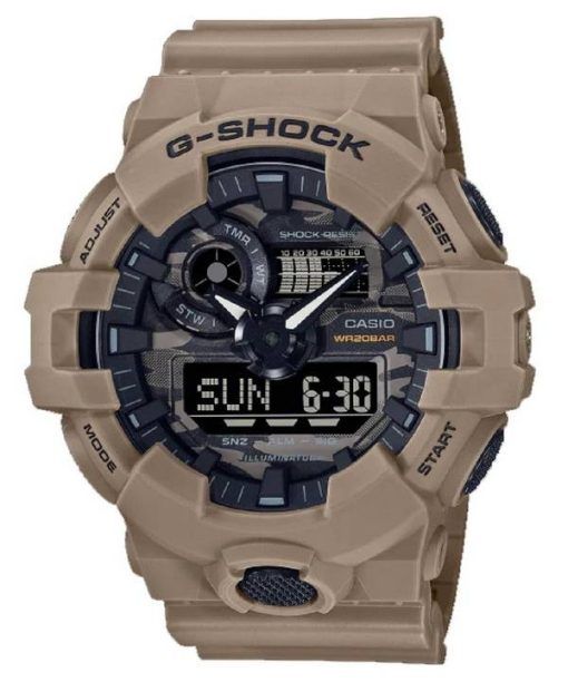 Montre pour homme Casio G-Shock Special Color Model Analog Digital Quartz GA-700CA-5A GA700CA-5 200M