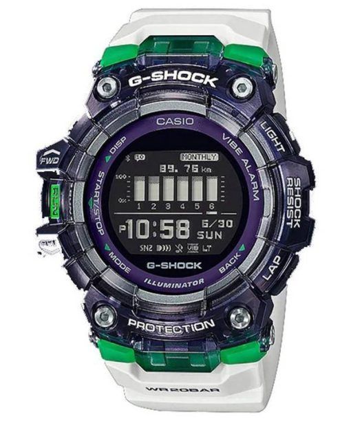 Montre pour homme Casio G-shock G-Squad Bluetooth numérique cadran noir Quartz GBD-100SM-1A7 GBD100SM-1A7 200M