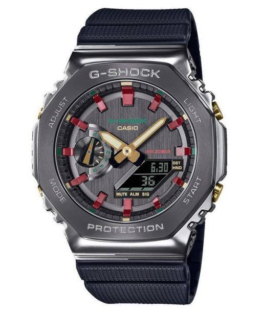 Casio G-Shock Analogique Numérique Cadran Noir Quartz GM-2100CH-1A GM2100CH-1 200M Montre Homme