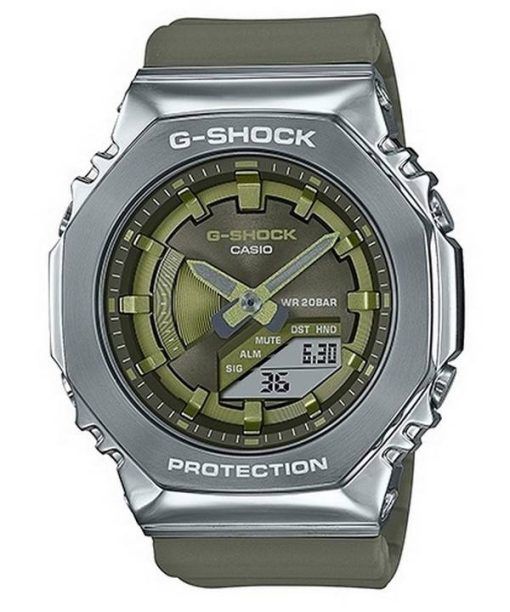 Montre pour femme Casio G-Shock World Time Bracelet en résine analogique numérique GM-S2100-3A GMS2100-3 200M