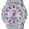 Casio G-Shock Analogique Numérique Cadran Gris Quartz GMA-S130NP-8A GMAS130NP-8 200M Montre Femme