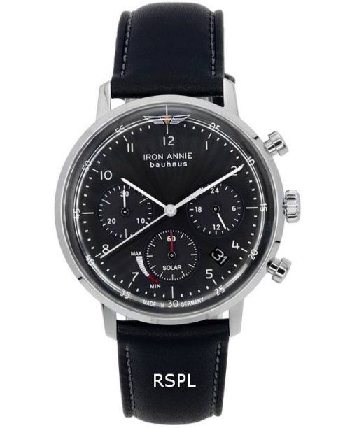 Montre Homme Iron Annie Bauhaus Chronographe Cadran Noir Solar 50862