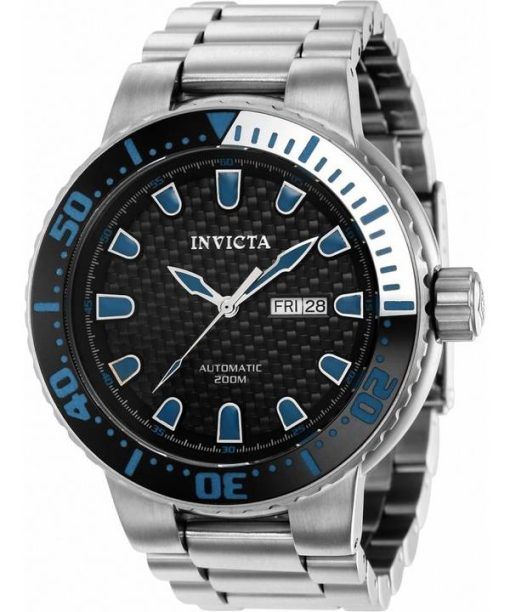 Montre pour homme Invicta Pro Diver cadran noir automatique Diver 37438 200M