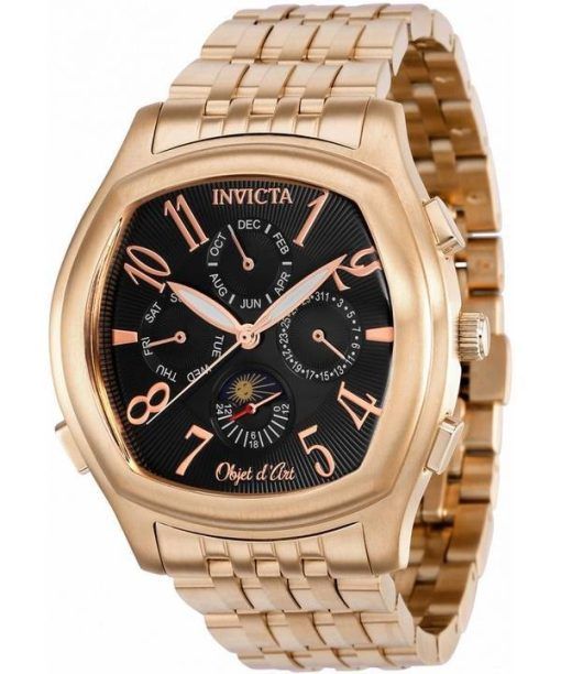 Montre Homme Invicta Objet D Art Cadran Multifonction Automatique 37658