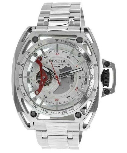 Invicta S1 Rally Acier Inoxydable Cadran Argent Automatique 38146 100M Montre Homme