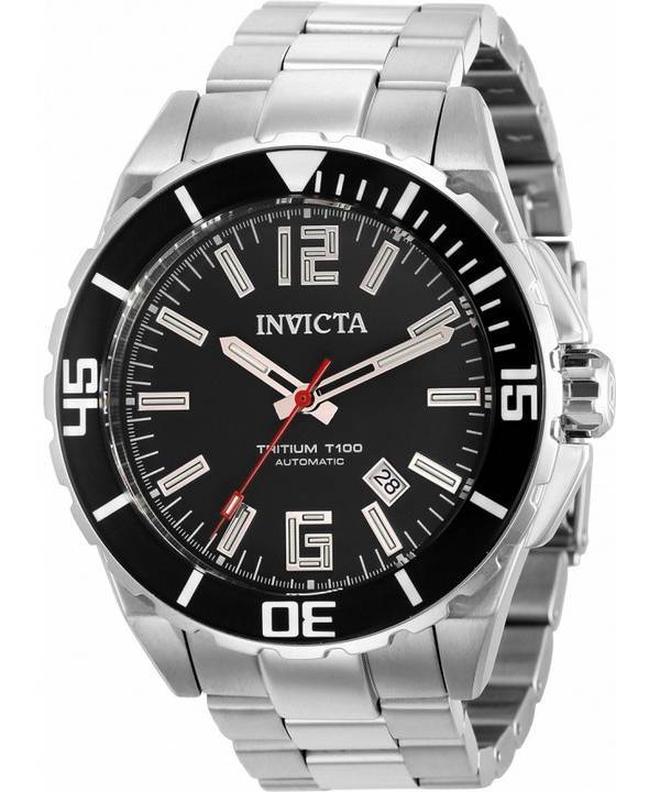 Invicta Pro Diver Tritium T100 Cadran Noir Automatique 39416 100M ...