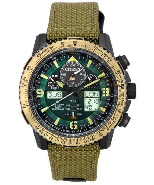 Montre pour homme Citizen Promaster Sky chronographe radiocommandée Diver&#39,s Eco-Drive JY8074-11X 200M