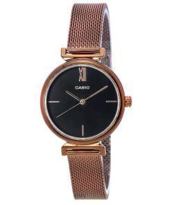 Montre pour femme Casio Analog Rose Gold Tone Quartz LTP-2023VMR-1C LTP2023VMR-1C avec coffret cadeau