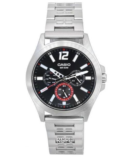 Montre pour homme à cadran multifonction analogique Casio MTP-E350D-1B MTPE350D-1B